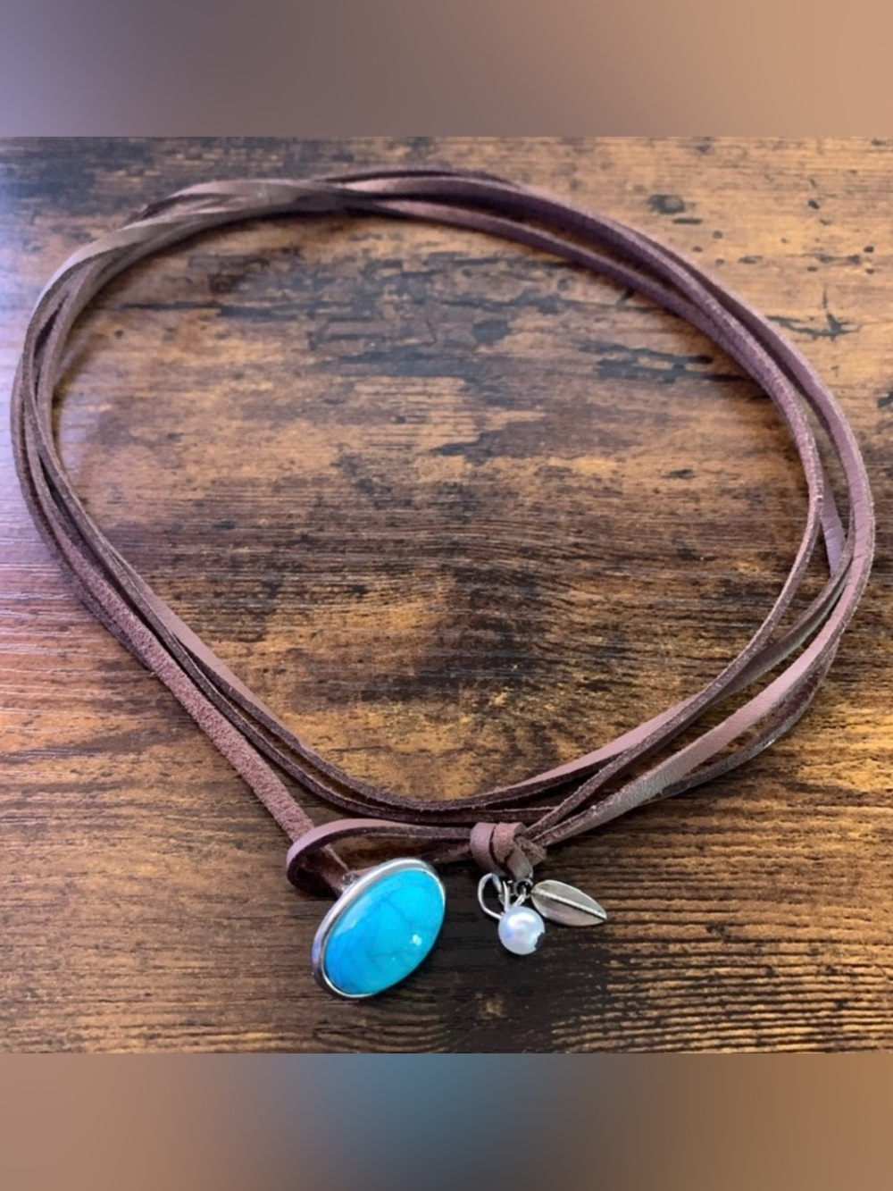 💙Turquoise Stone Choker Necklace